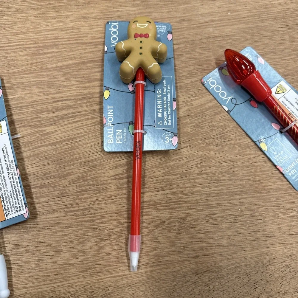 Christmas Holiday Pens Light Up Win In‎ Use LED Light